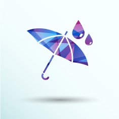 waterproof icon water proof vector symbol umbrella N4
