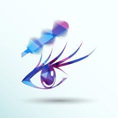Illustration brushes mascara brush makeup eye eyelash N5