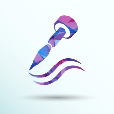 Cosmetic eyeliner with sample strokes makeup two lines N5