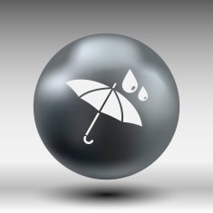 waterproof icon water proof vector symbol umbrella N6