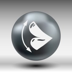 Vector icons of female lips print N7