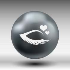 Vector illustration grunge beautiful female eye creamy N7
