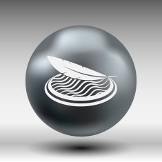icon fabric button isolated soft white symbol luxury upholstery N7