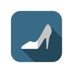 Woman shoe icon N12