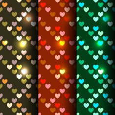 Bright set of 3 seamless