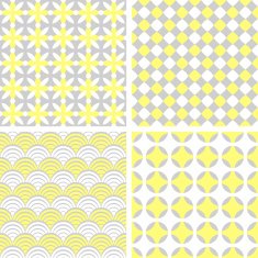 Set of seamless geometric patterns N17
