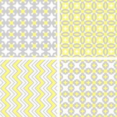 Set of seamless geometric patterns N18