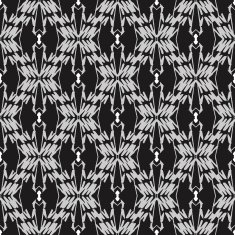 Monochrome seamless pattern N16