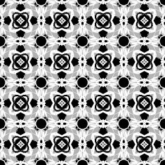 Monochrome seamless pattern N17