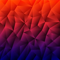 abstract background with red triangles and blue N2