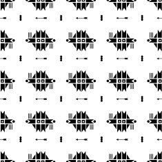 Tribal ornament N13