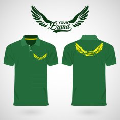 Color men t-shirts Design template Vector illustration N2