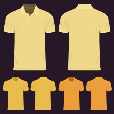 Color men t-shirts Design template Vector illustration N4