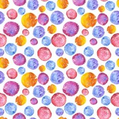 Watercolor Circle Pattern