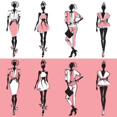 Fashion vector sketch N17