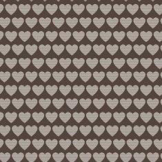Seamless vector pattern of striped hearts