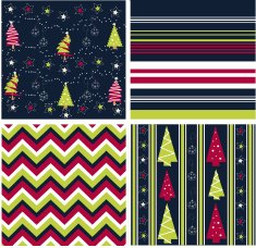 seamless patterns with fabric texture christmas texture N7