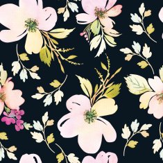 Watercolor flower pattern N14