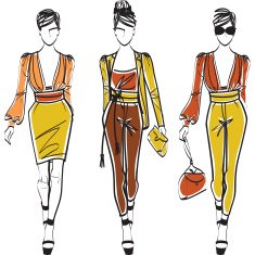 Three elegant women N11