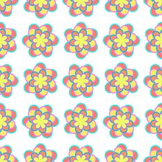 gentle geometric seamless pattern Vector Illustration N3
