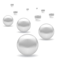 Set of White Pearl