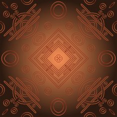 Decorative retro pattern