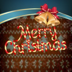 Knitted Christmas background EPS 10 N5