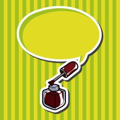 nail polish theme elements vector eps N4