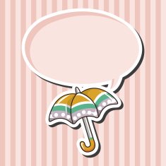Umbrella theme elements vector eps N65