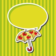 Umbrella theme elements vector eps N72