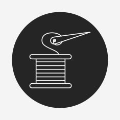 Needlework line icon N2
