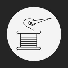 Needlework line icon N4