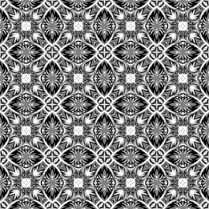 Monochrome seamless pattern N30