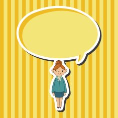 lady girl cartoon theme elements vector eps N35
