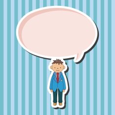 boy man cartoon theme elements vector eps N22