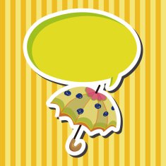 Umbrella theme elemets vector eps N44