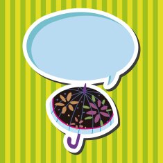 Umbrella theme elemets vector eps N50