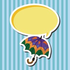 Umbrella theme elemets vector eps N55