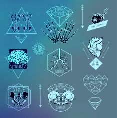 Set of Labels with human