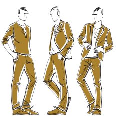 Three elegant men N2