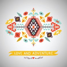 Vector decorative element on native style