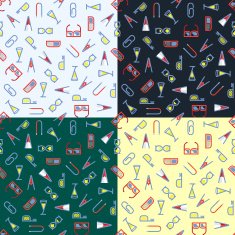 Abstract seamless pattern N177
