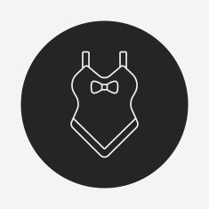 swim suit line icon N20