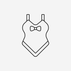 swim suit line icon N23