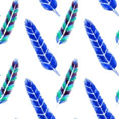 Watercolor feathers N2