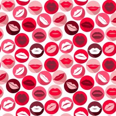 Lips set icons Design element N12