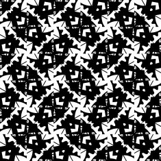 Black and white seamless pattern N18