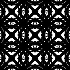 Black and white seamless pattern N24