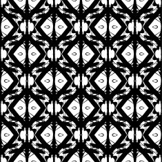 Black and white seamless pattern N26