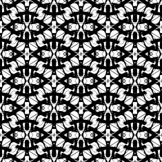 Black and white seamless pattern N35